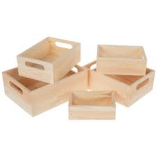   Perfect Shape Rubber Wood Boxes